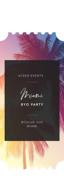 Miami BYO Party Ticket